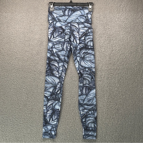 Lululemon Leggings Womens 4 Wunder Under Hi Rise Nulux Concrete Jungle Alpine - Picture 1 of 11